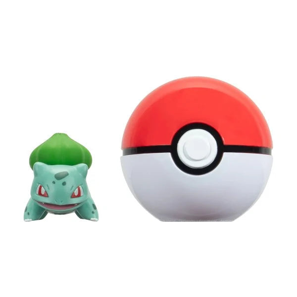 Pokemon - Clip N Go Bulbasaur Med Poke Ball (PKW3634)