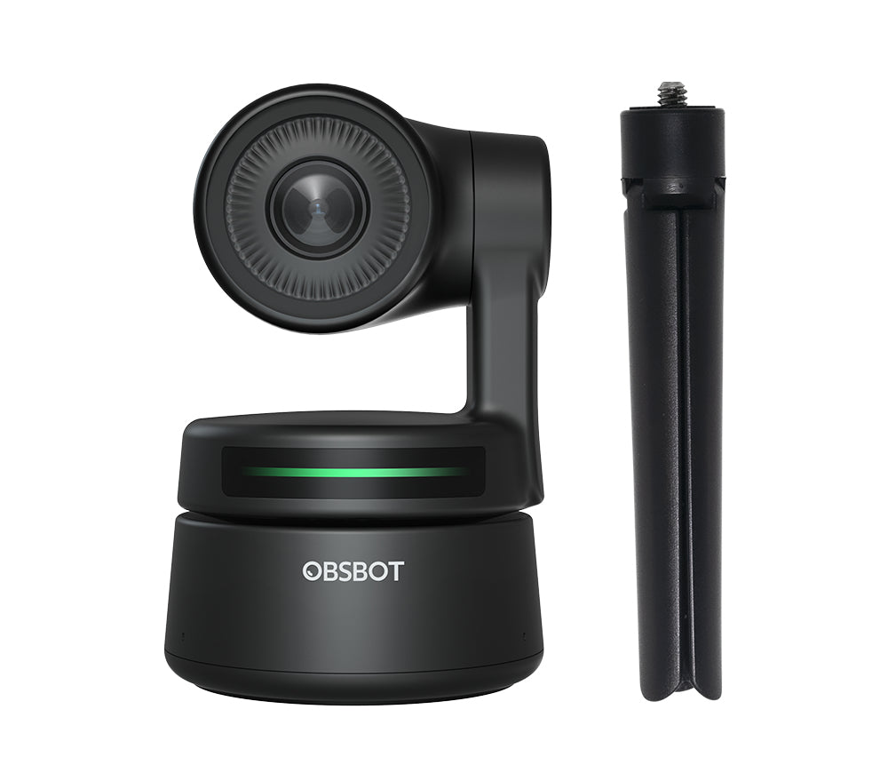 OBSBOT Tiny Webcam 1920 X 1080 Pixlar USB Svart