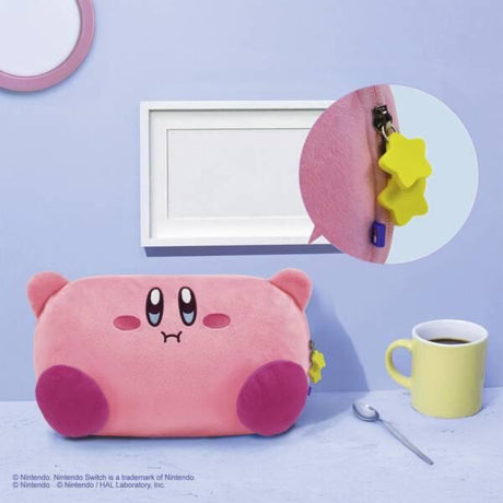 HORI - Plush Pouch for Nintendo Switch 2 (Kirby and Waddle Dee) - Pink HORI
