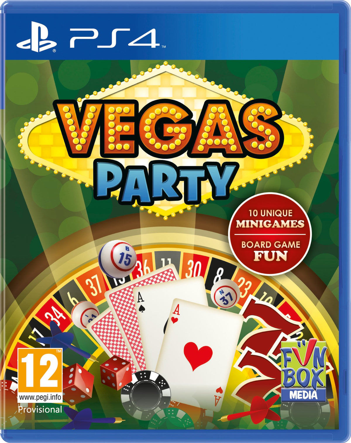 Vegas Party (Import) – PlayStation 4 – spilomslag