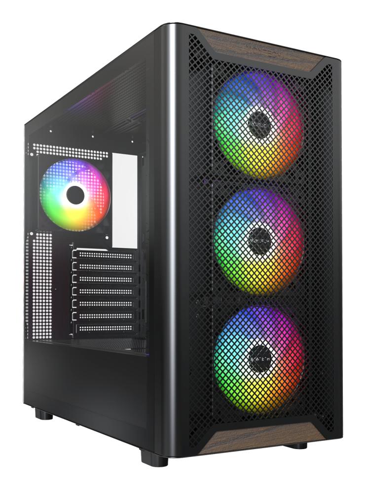 Montech XR Wood Tower ATX Sort Montech