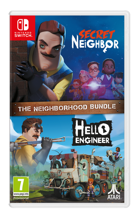 Secret Neighbor + Hello Engineer – The Neighborhood Bundle – Nintendo Switch – spilomslag