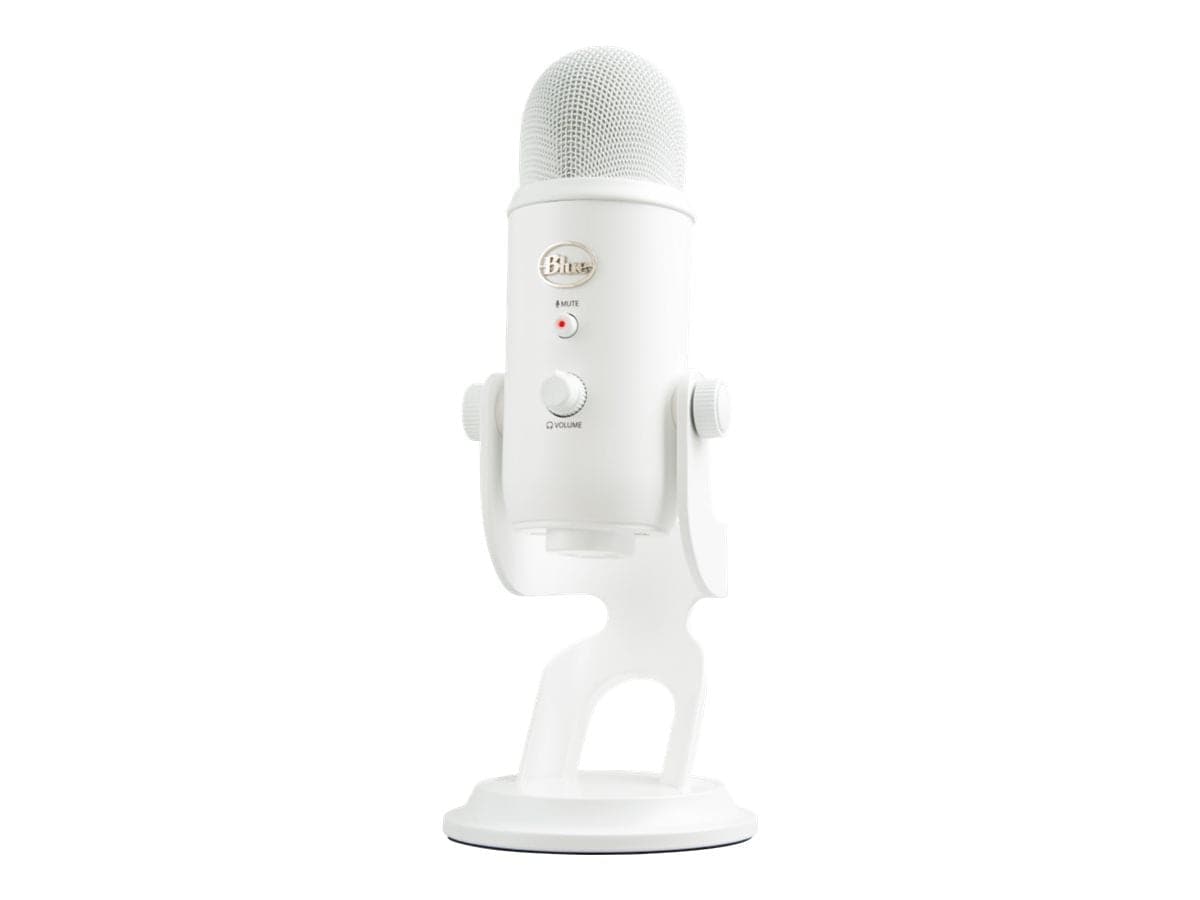 Blå Mic Yeti - Vit