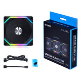 Lian Li UNI FAN SL V2 120 RGB PWM-fläkt - Svart - 120 mm