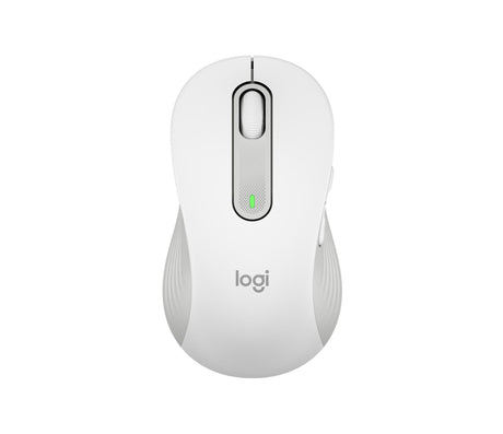 Logitech - M650 Signature - Large Wireless Mouse - White ( Left Handed ) Logitech