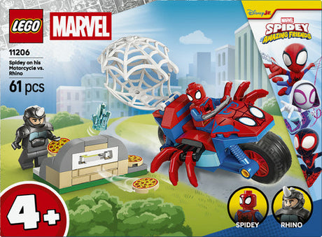 LEGO 11206 Marvel Spidey and his super friends Spidey on motorcycle vs. Rhino Lego