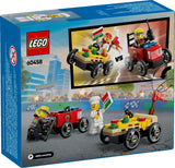 LEGO 60458 City Pizza Delivery Truck vs. Fire Truck LEGO