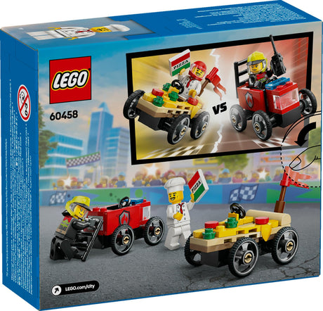 LEGO 60458 City Pizza Delivery Truck vs. Fire Truck LEGO