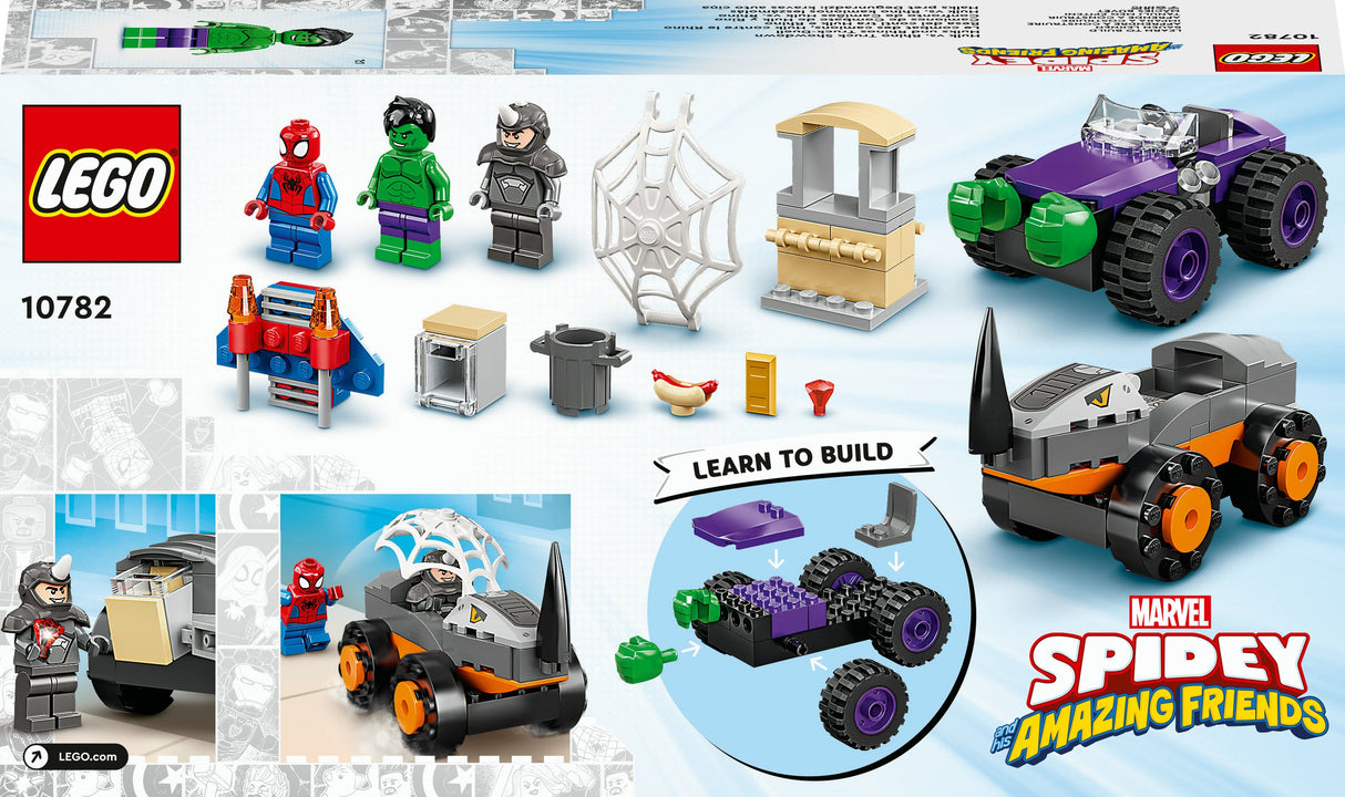LEGO 4+ Hulks And Rhino&#039;s Truck Duell - 10782