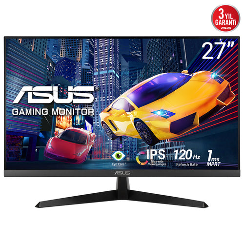 Asus EyeCare VY279HGR - 27 -  black, FullHD, IPS, Adaptive-Sync, 120Hz panel Asus