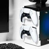 Numskull PS5-inspirerat blått och vitt spelkabinett