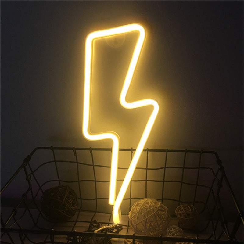 Geekd - Lightning Neon Lamp