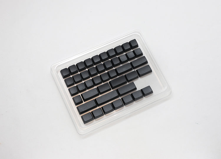 Ducky Blank - 132 Keycap Set - Cherry Profile - PBT - Svart