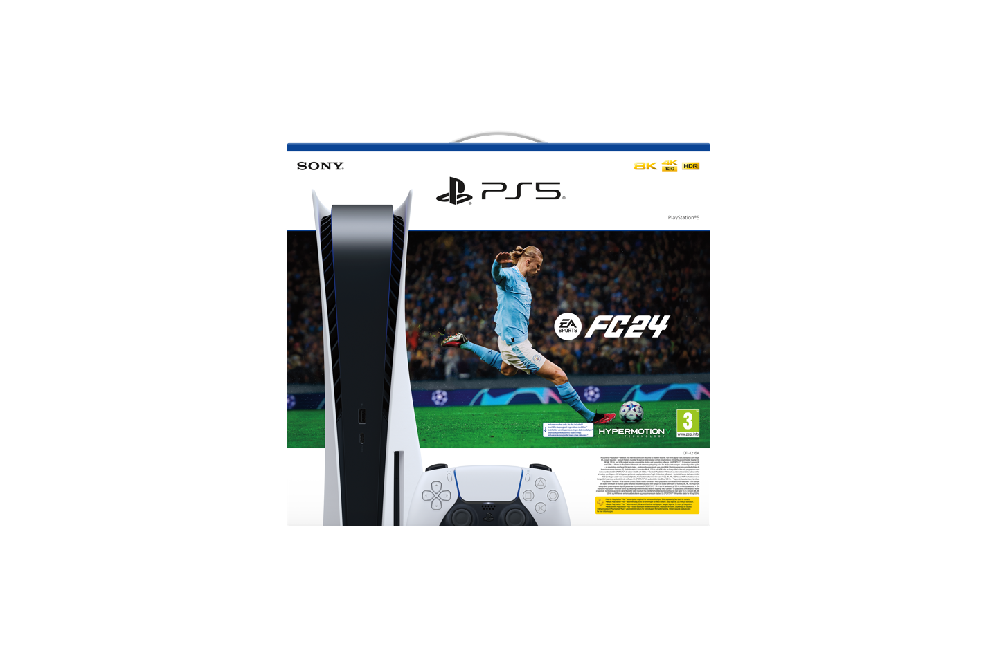 PlayStation 5-konsol DISC-modell - EA Sport FC 24-paket