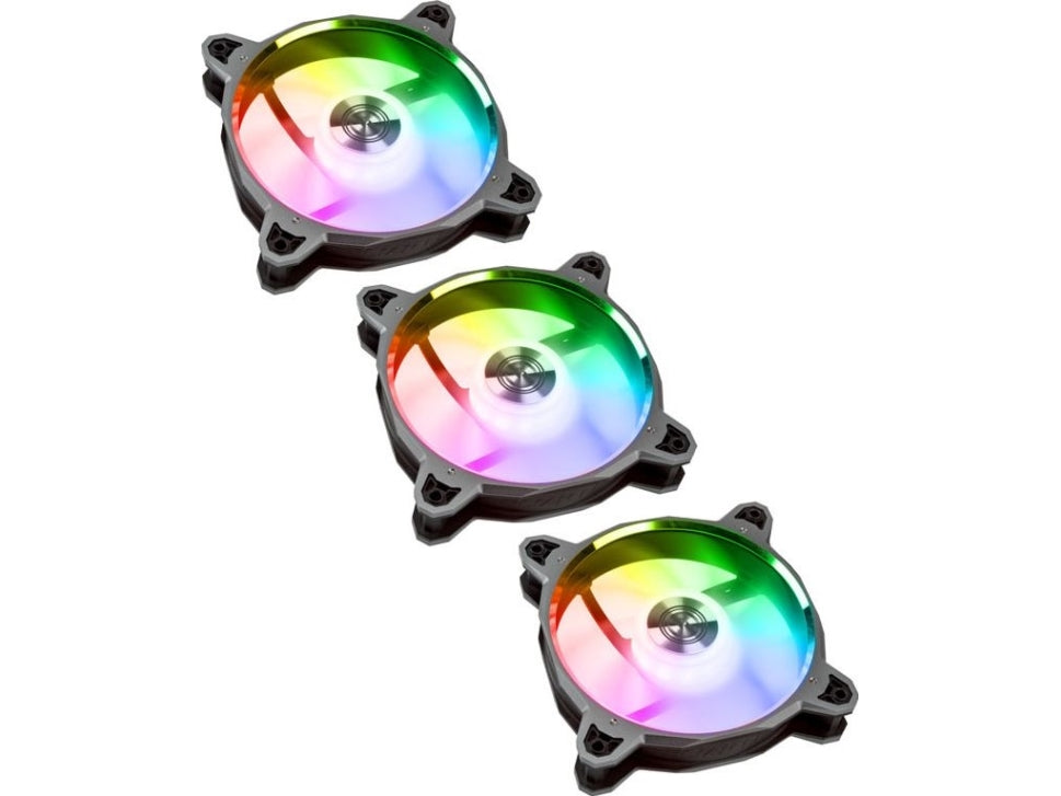 Lian Li RGB PWM BR 120 mm DIGITAL Fläkt - 3 st/pack - Space Grey Ram