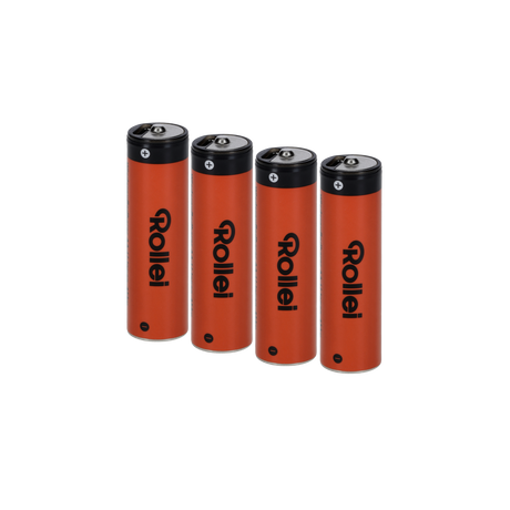Rollei AA Li-ion-batterier med USB-C – 4 stk. – produktbillede