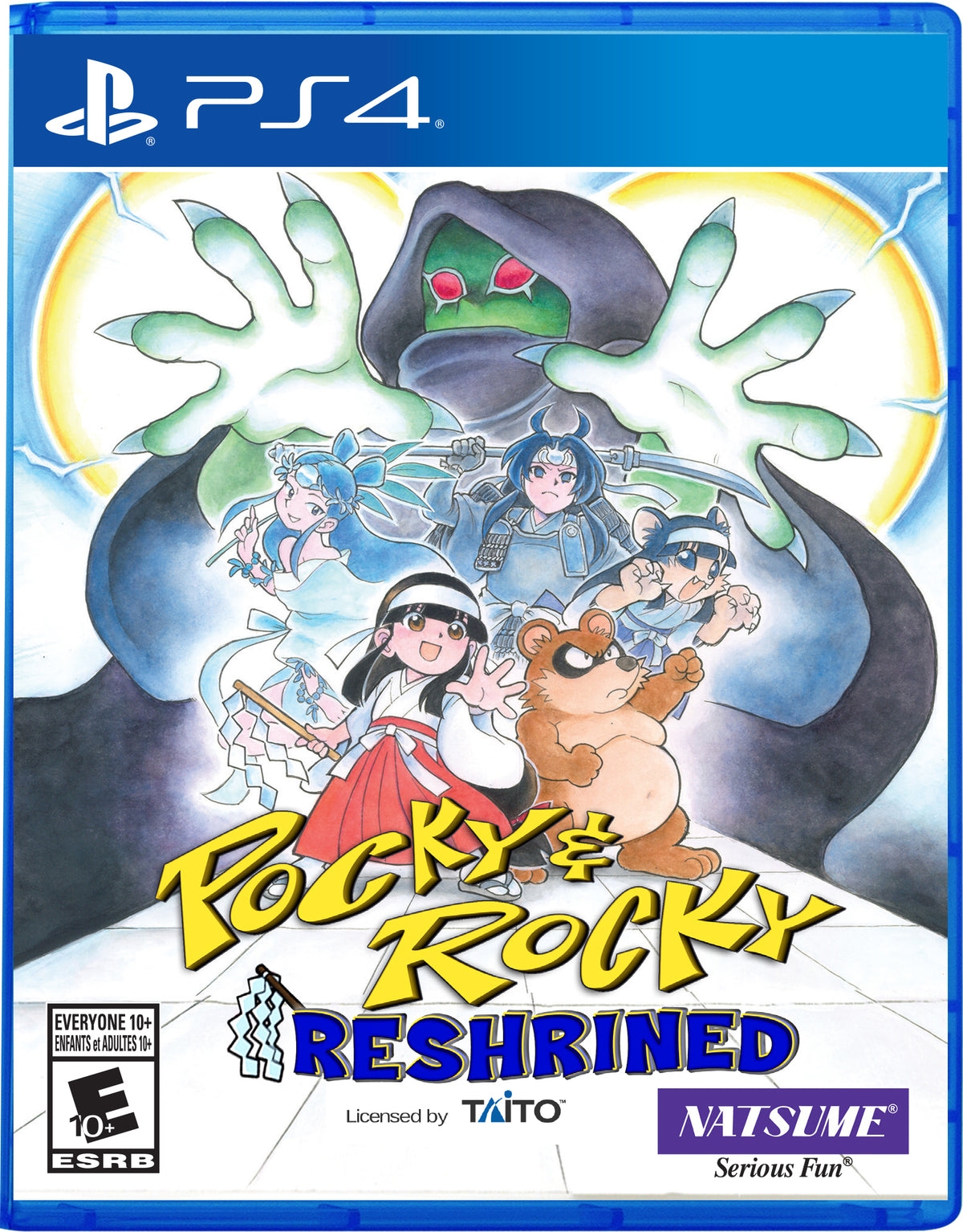 Pocky & Rocky Reshrined – PlayStation 4 – spilomslag