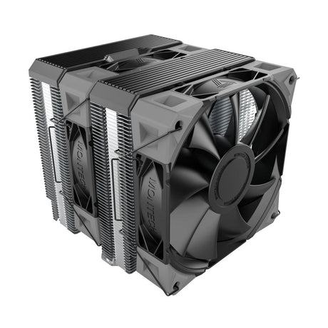 Montech NX600, dual tower, 6 HP CPU Cooler, Black Telon Technology Co Ltd (Montech)