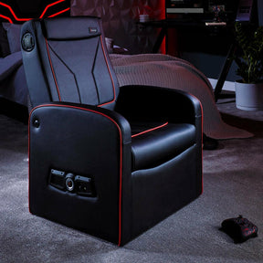 X-Rocker - Shift Luxe Junior 2.1 Ottoman Gaming Chair with Storage X-Rocker