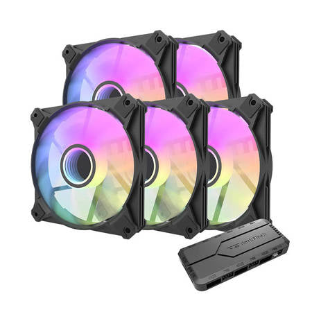 Datorfläktset Darkflash INF8 ARGB 5in1 120x120 (svart)