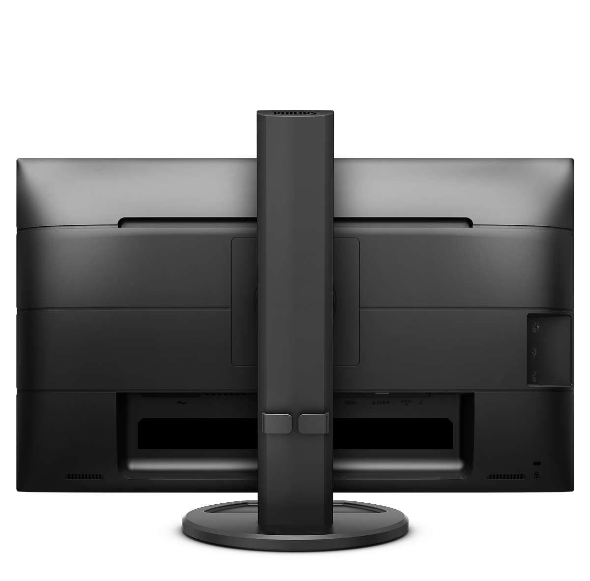 Philips B Line 241B8QJEB 24 1920 X 1080 (Full HD) DVI VGA (HD-15) HDMI DisplayPort 75 Hz Pivot Monitor