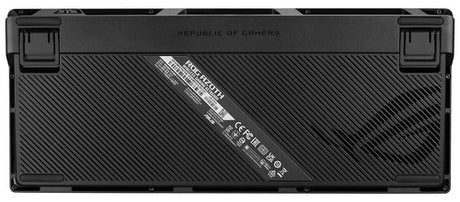 ASUS M701 ROG AZOTH/NXRD/FR – indvendig opbygning eller underside; tastaturlayout illustrativt