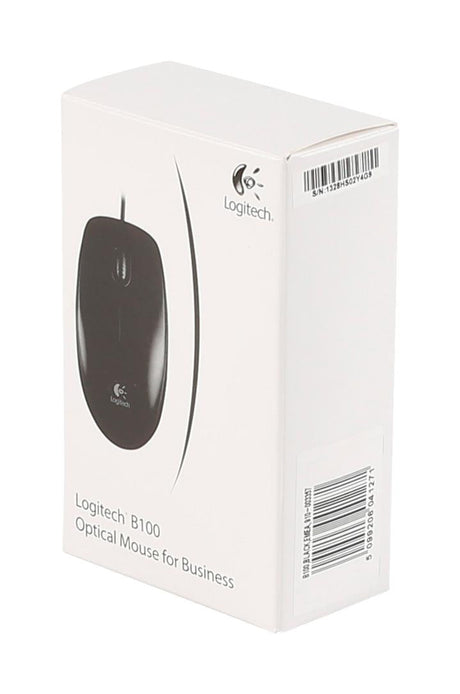 Logitech - B100 800dpi Optical High Quality Wired USB Mouse