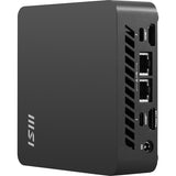 MSI Cubi NUC AI 1UMG-063EU – lodret placering bagfra