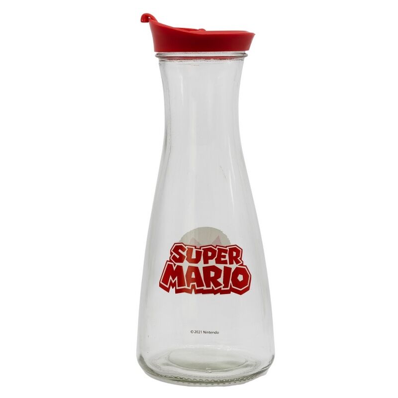 Super Mario Xl Glasflaska (Super Mario-logotyp)