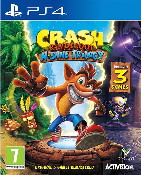 Crash Bandicoot - N'Sane Trilogy Remastered V2 – PlayStation 4