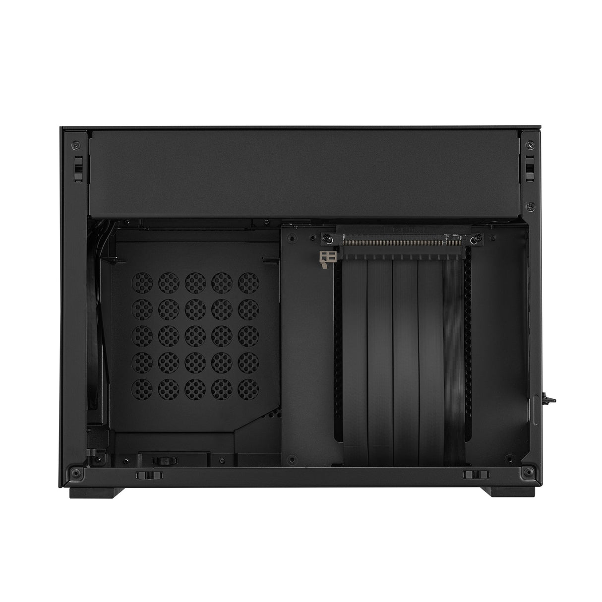 Lian Li A4-H2O X4, MINI-ITX, Svart, Inkluderar PCIE4.0 Riser Card-kabel