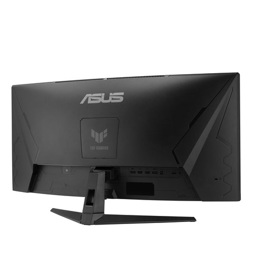 ASUS TUF Gaming VG34WQ5A – 34" ultrawide – 3440 × 1440 – 200 Hz – skærm set skråt bagfra
