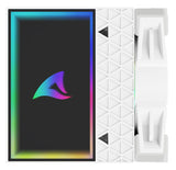 Sharkoon A60 RGB White 260W TDP 6-Heatpipe Dual Tower Dual 120mm PWM FDB ARGB CPU Air Cooler Sharkoon