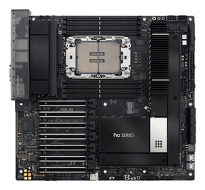 ASUS Pro WS W790E-SAGE SE – bundkort set ovenfra
