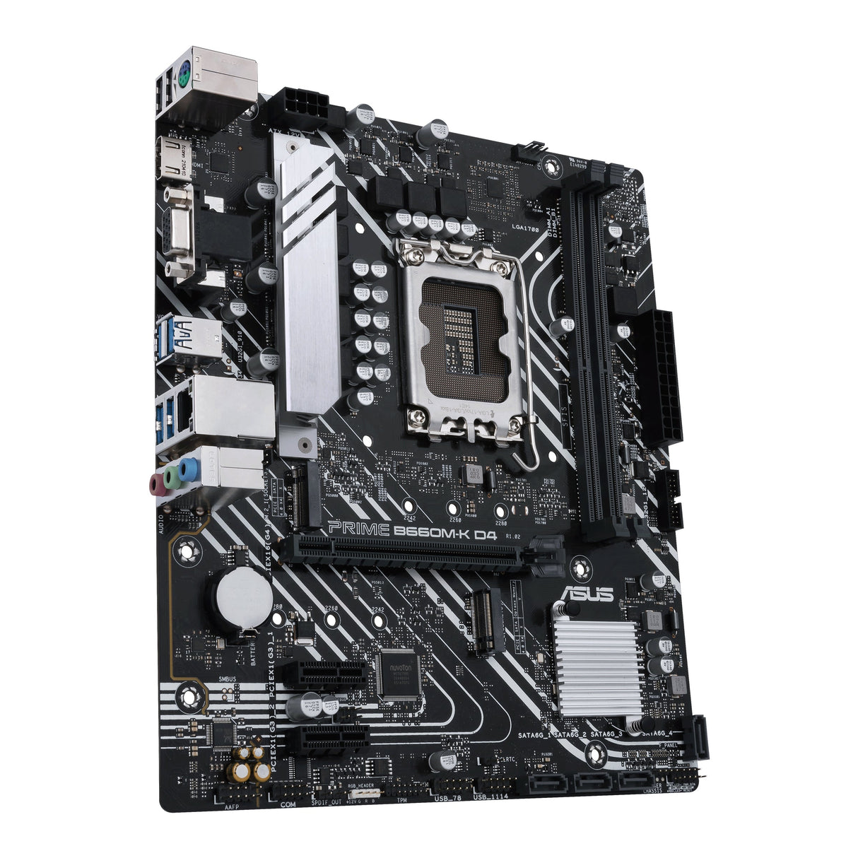 ASUS PRIME B660M-K D4 (mATX, B660, LGA 1700, DDR4)
