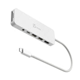J5 ECO-FRIENDLY USB-C MULTI-PORT HUB WITH POWER DELIVERY - WHITE J5