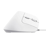 TRUST BAYO II ERGONOMISK MUS - VIT