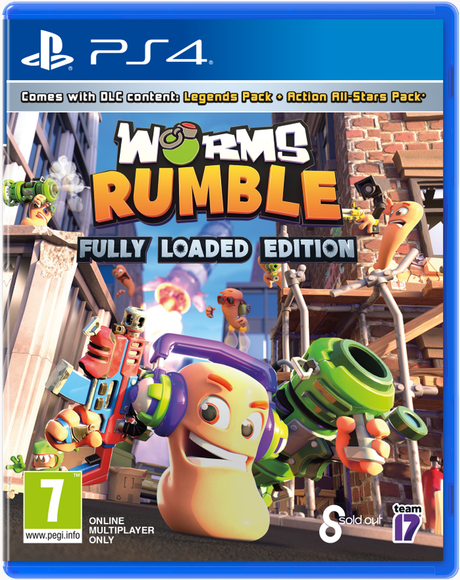 WORMS RUMBLE – PlayStation 4 – spilomslag