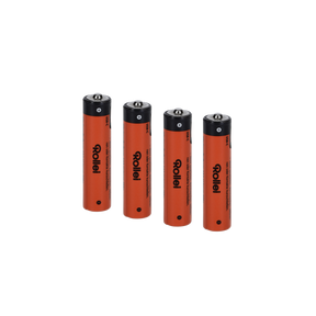 Rollei AAA Li-ion-batterier med USB-C – 4 stk. – produktbillede
