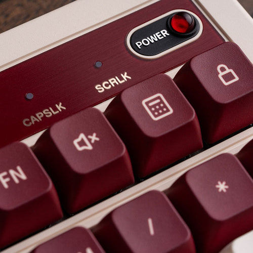 8BitDo Retro 108 Mechanical Keyboard Fami Edition – Power og funktionstaster
