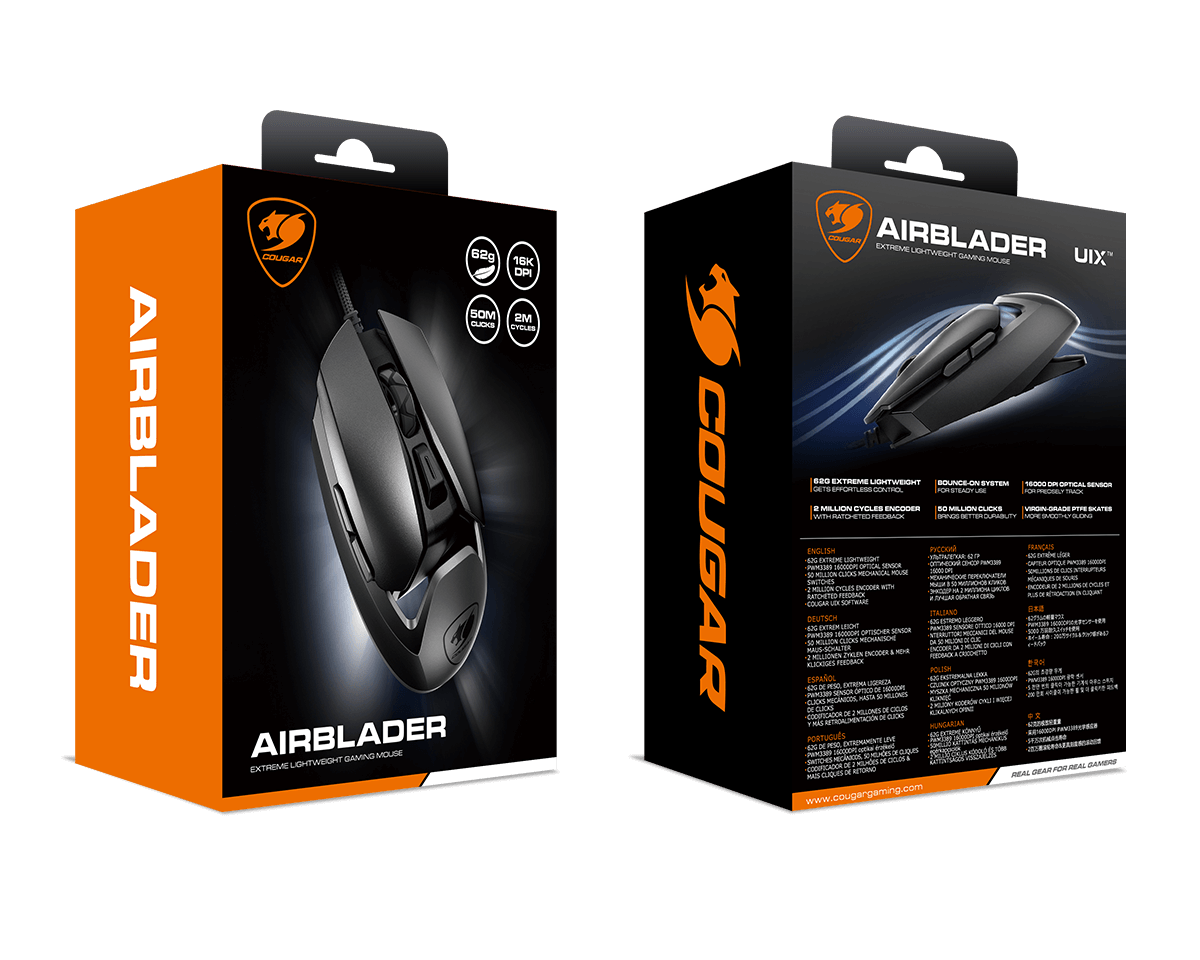 Cougar Airblader Ultralätt Spelmus