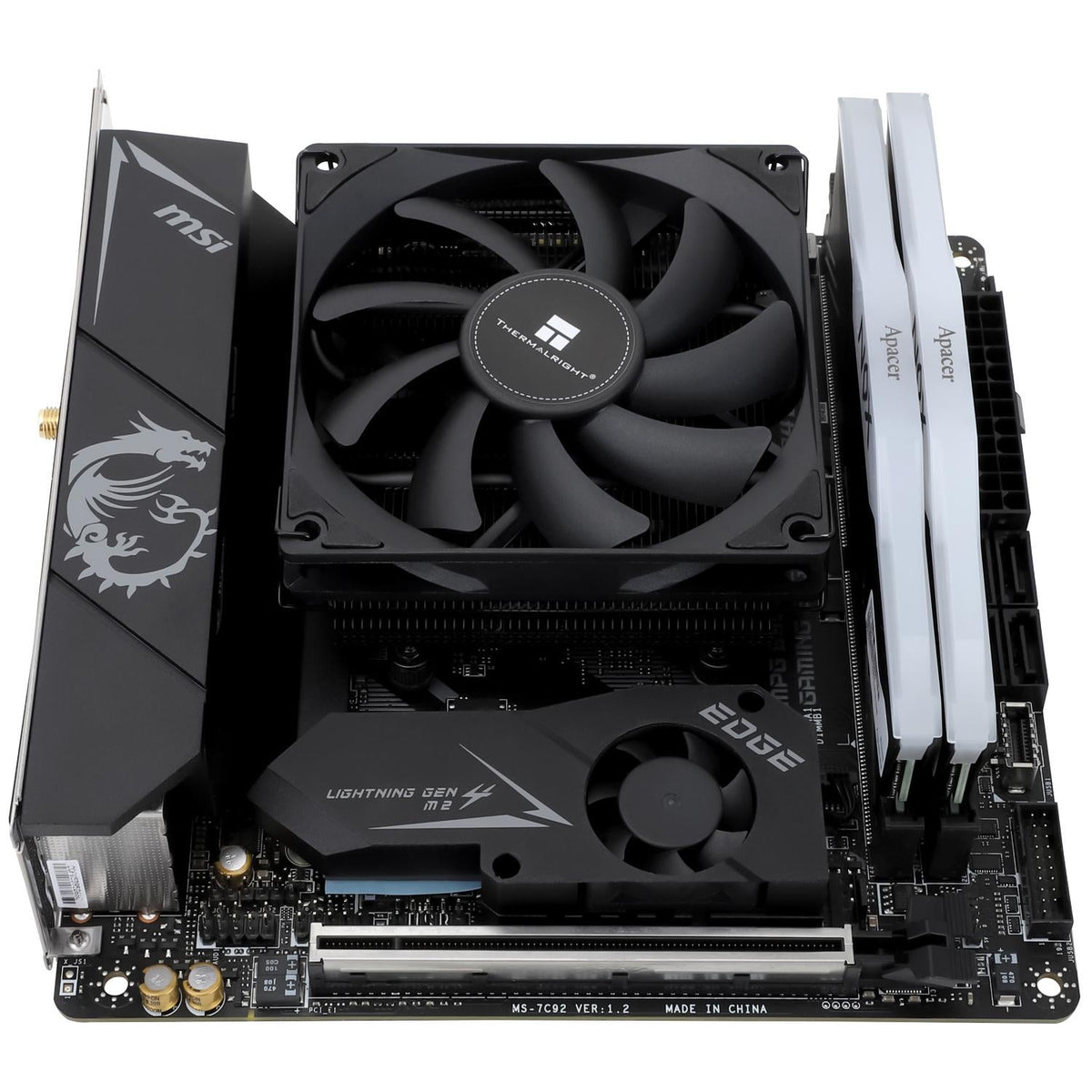 Thermalright AXP-90 X36 Black - CPU cooler, low profile, 36mm height Shenzhen Deli Ming Technology Co. LTD (Thermalright)