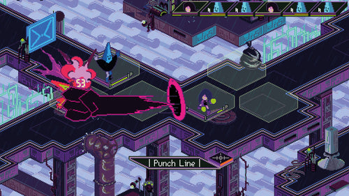 Keylocker - Turn Based Cyberpunk Action – PlayStation 5 – skærmbillede fra spillet