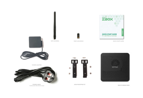 Zotac ZBOX MI648 – kit og tilbehør