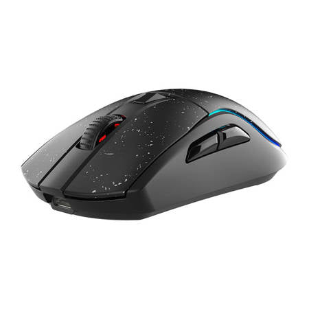 Trådlös Spelmus + Laddningsdocka Dareu A950 RGB 400-12000 DPI (svart)