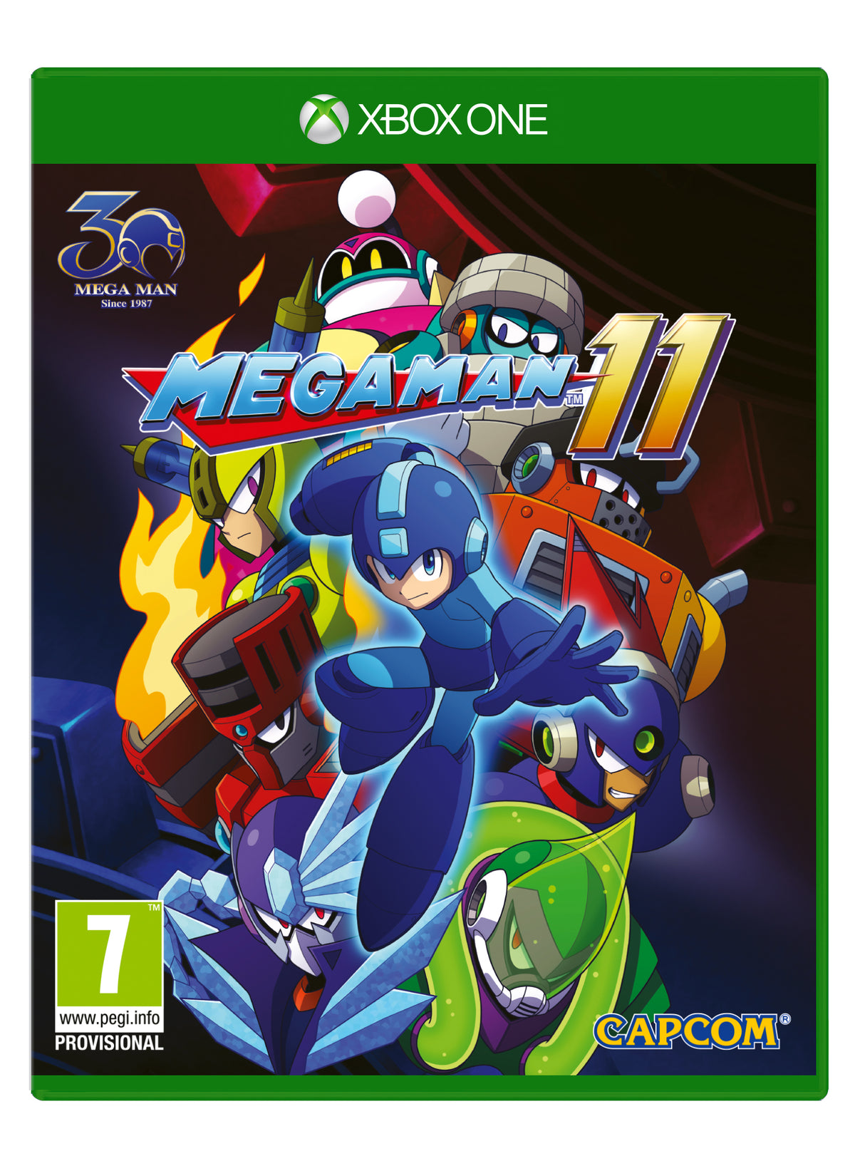 Mega Man 11 – Xbox One – spillets forside
