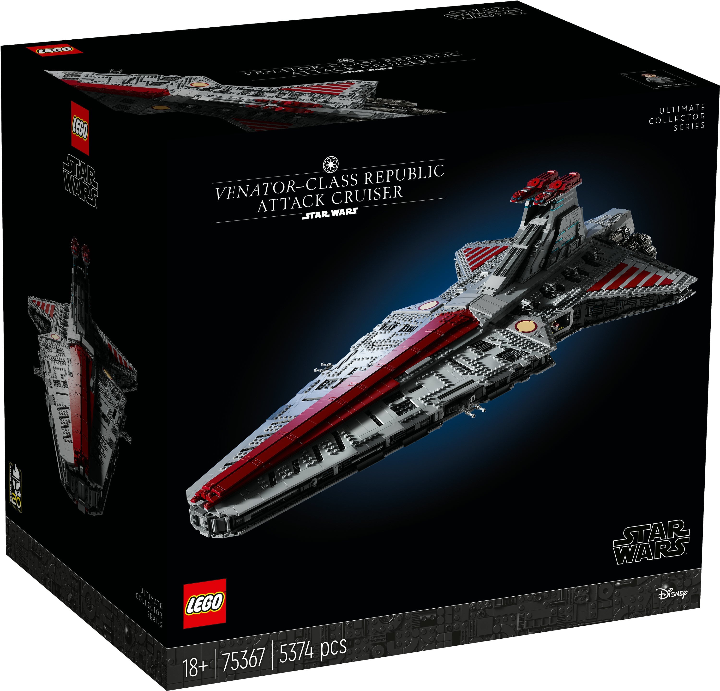 LEGO Star Wars Venator-Class Republic Attack Cruiser 75367