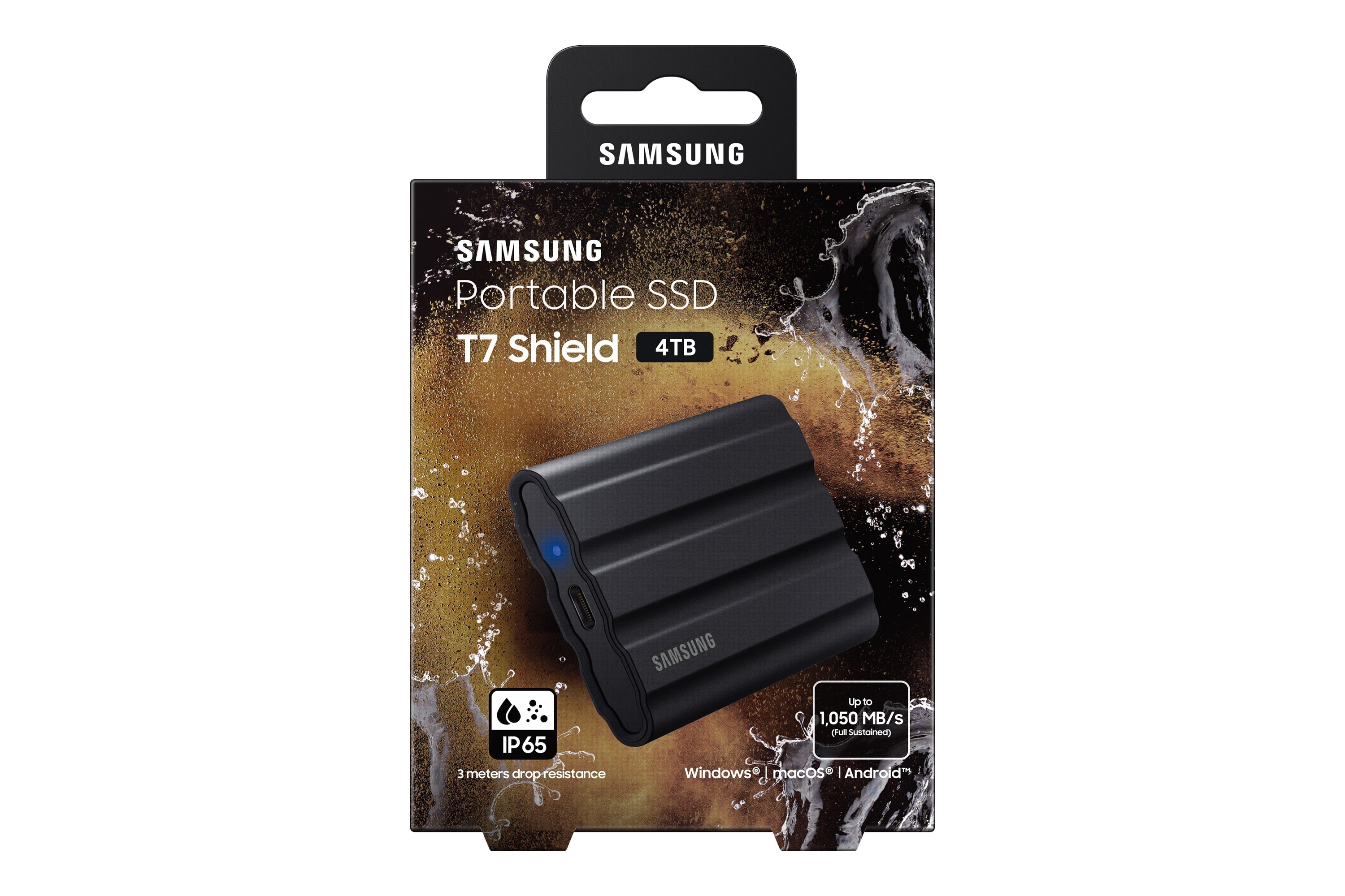 Samsung T7 Shield Solid State Drive MU-PE4T0S 4TB USB 3.2 Gen 2