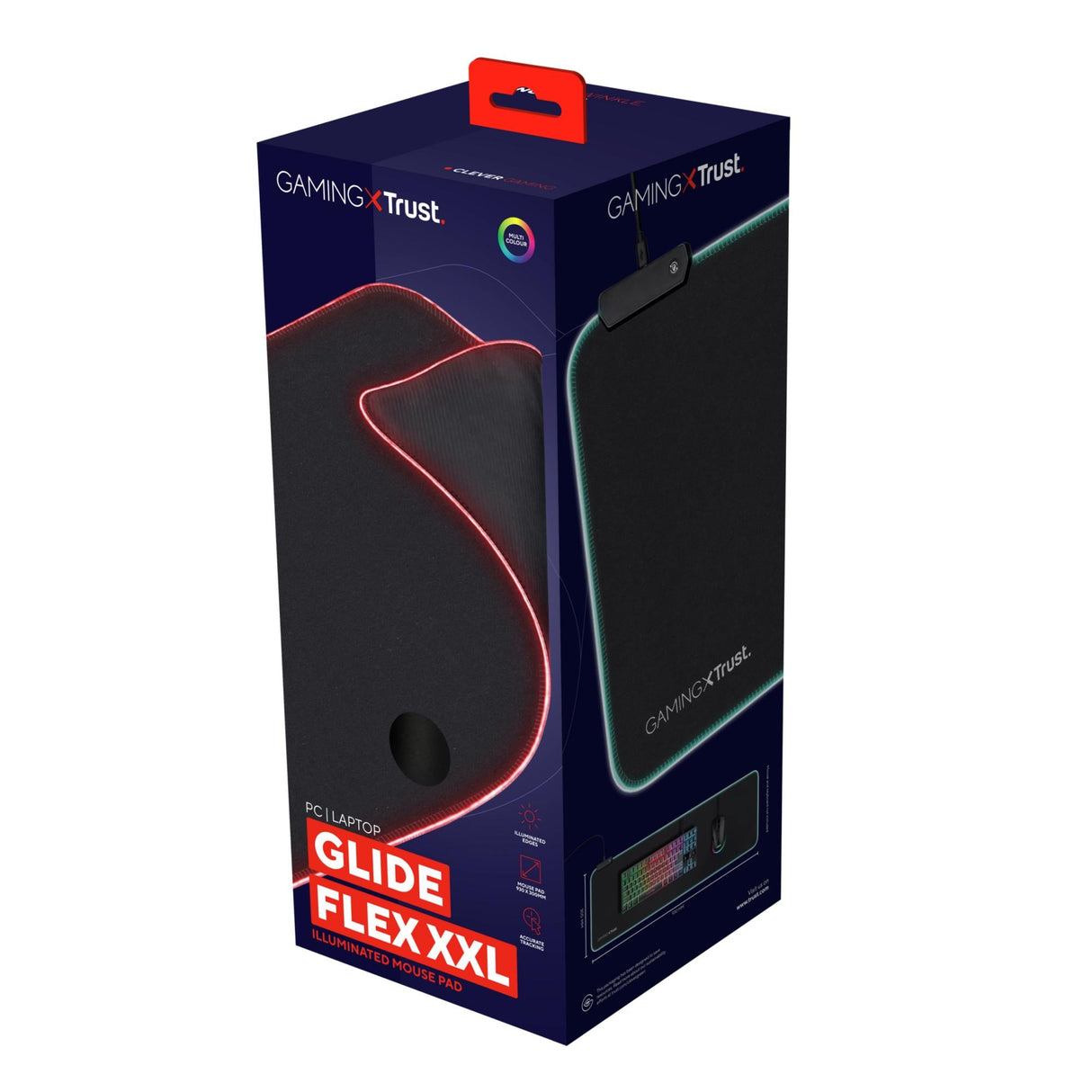 TRUST GXT764 GLIDE-FLEX RGB XXL MUSMATTA