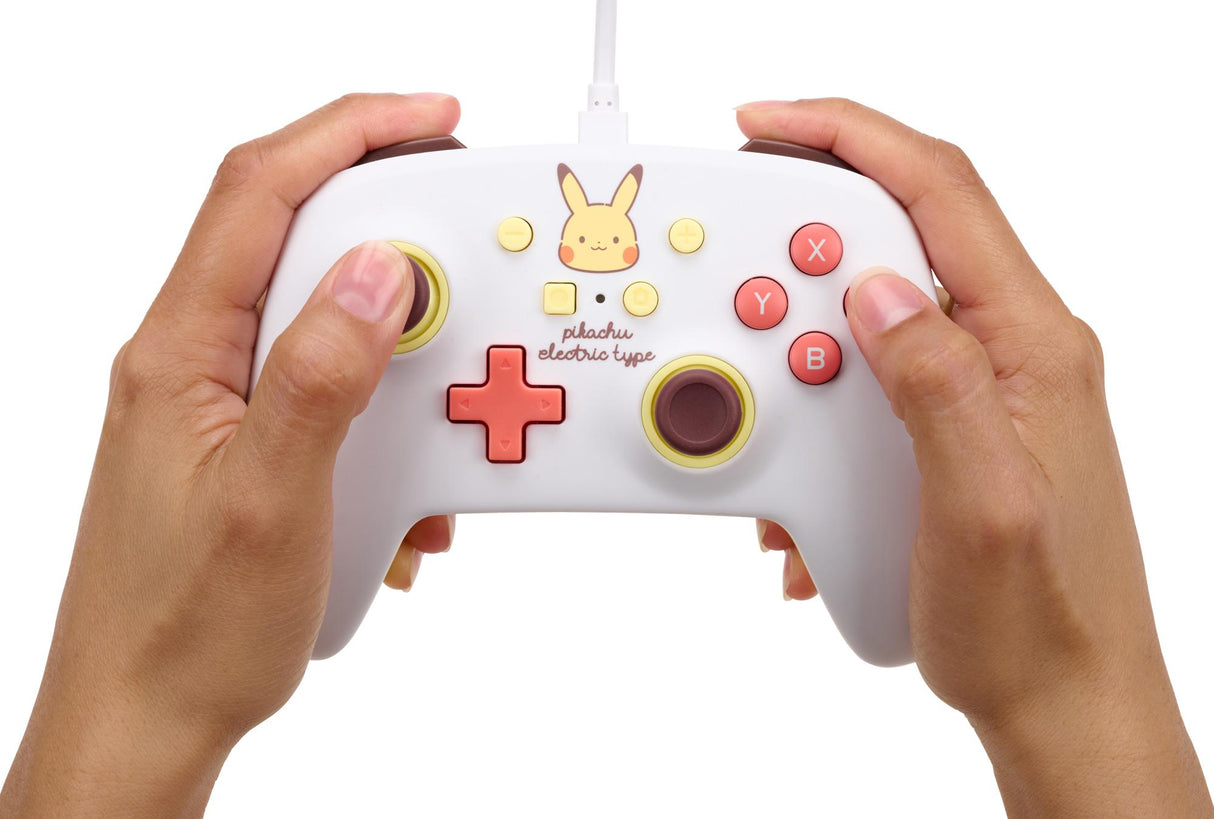 PowerA Enhanced Wired Controller för Nintendo Switch - Pikachu Electric-typ